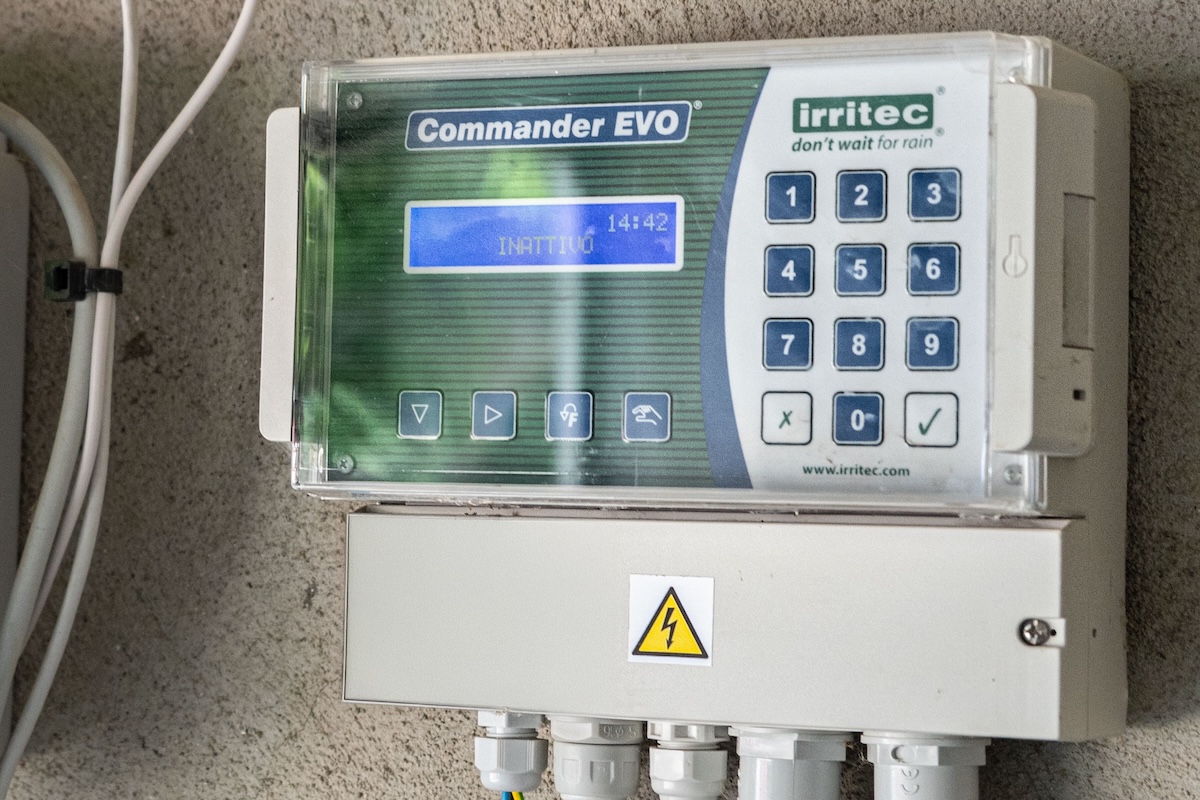 Commander EVO di Irritec permette di gestire tutte le valvole di irrigazione e fertirrigazione